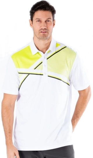 Sligo Trevor Mens Polo Shirt Acid Lime M
