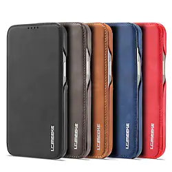 Phone Case For Apple Full Body Case Leather iPhone 14 Pro Max 14 Plus 13 12 11 Pro Max Mini X XR XS Wallet Card Holder Dustproof Solid Colored PU Leather Lightinthebox