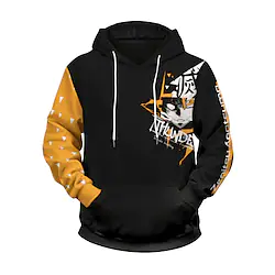 Inspired by Demon Slayer: Kimetsu no Yaiba Agatsuma Zenitsu Hoodie Cartoon Manga Anime Harajuku Graphic Kawaii Hoodie For Men's Women's Unisex Adults' 3D Print 100% Polyester Lightinthebox