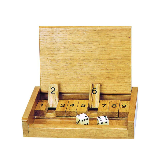 Wooden Travel Shut The Box