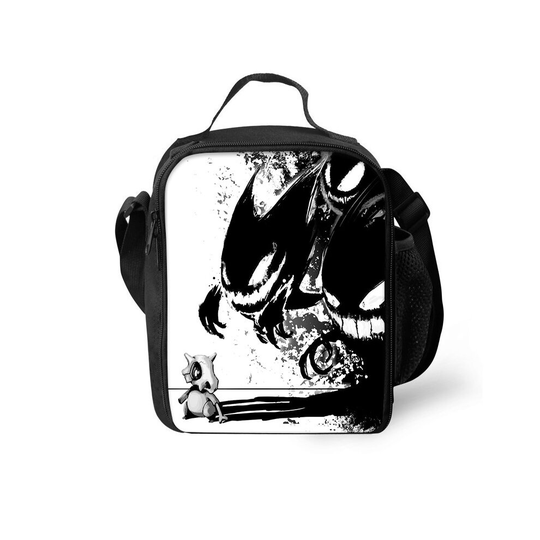 (E) Kids Pokemon Pikachu Insulated Lunch Bag School Snack Picnic Box Travel Hand Bag Can Be Customized