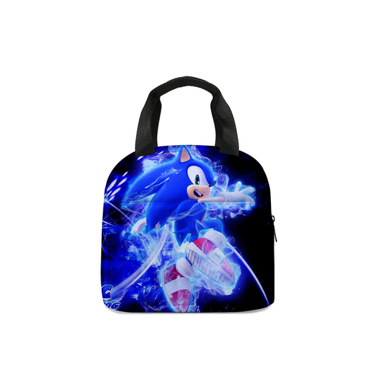 (Style 01) Sonic Lunch Bag Thermal Insulated Cooler Tote bag