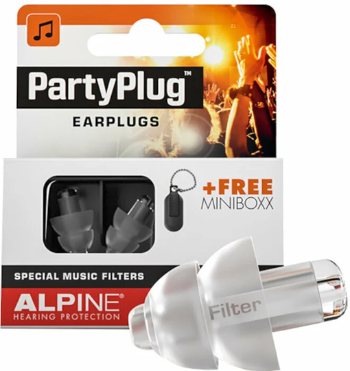 Alpine PartyPlug Transparent Transparent Earplugs