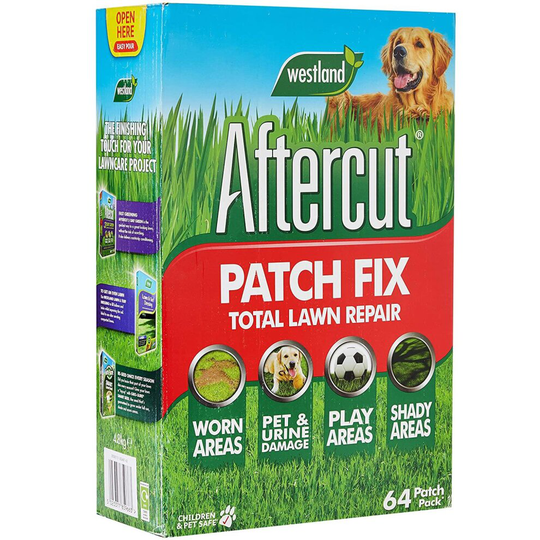 Aftercut Grass Patch Fix, Total Lawn Repair, Worn/Shady Areas, 4.8kg, 64 Patches