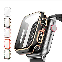 [11Pack] Watch Case with Screen Protector Compatible with Apple iWatch Series 8/7/6/5/4/3/2/1 / SE Scratch Resistant Dust Proof All Around Protective PC Watch Cover Lightinthebox