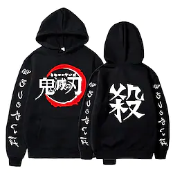 Inspired by Demon Slayer: Kimetsu no Yaiba Cosplay Cosplay Costume Hoodie Back To School Print Hoodie For Men's Women's Adults' Hot Stamping Polyster Lightinthebox
