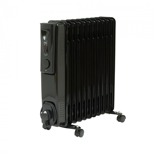 11 Fin Black Electric Oil Filled Radiator