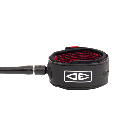 Ocean and Earth One XT Longboard Knee Comp Leash - Black
