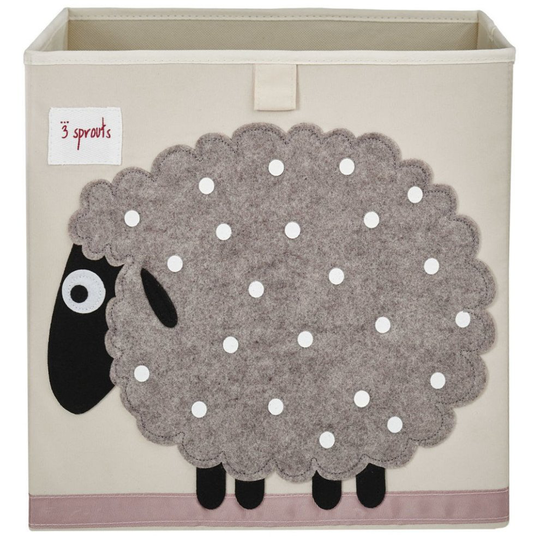 3 Sprouts Storage Box, Sheep Beige