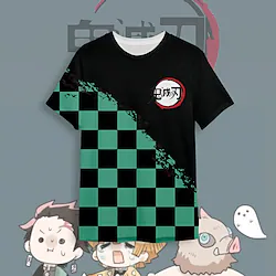 Inspired by Demon Slayer Kamado Tanjirou T-shirt Cartoon Manga Anime Harajuku Graphic Kawaii T-shirt For Men's Women's Unisex Adults' 3D Print 100% Polyester Lightinthebox
