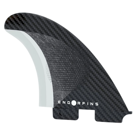 Slater Designs Endorfins Large FCS 2 Compatible Thruster Surfboard Fins Set - Black