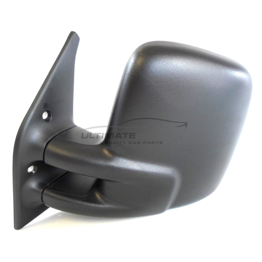 VW Transporter T4 Van 1990-2003 Manual Wing Door Mirror Black Passenger Side N/S