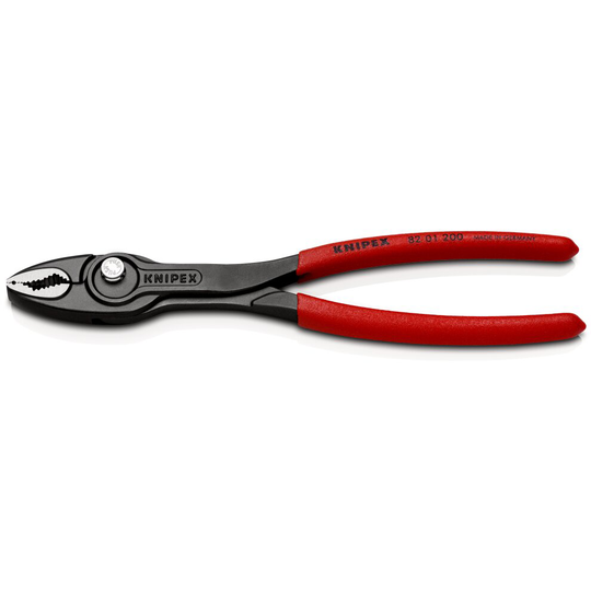 Knipex 82 01 200 TwinGrip Slip Joint Pliers With Non-slip Plastic Coating 200mm