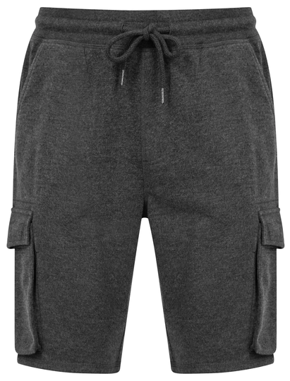 Jogger Shorts Ralph Multi-Pocket Cargo Jogger Shorts in Charcoal Marl - Tokyo Laundry / S - Tokyo Laundry