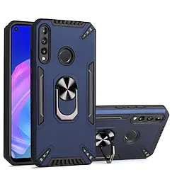 Armor Phone Case For Huawei Back Cover P30 Lite Huawei Y7PRO 2019 Huawei Y9 2019 honor 9X Huawei Nova 6SE Y5p Y6p Y8p Y9a Ring Holder Dustproof Shockproof Solid Colored TPU Lightinthebox