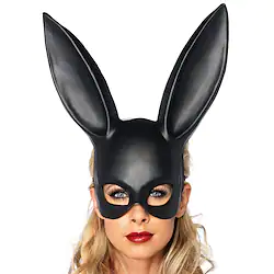 Mask Halloween Mask Eye Mask Inspired by Rabbit Mascot Easter Bunny Purple Rosy Pink Halloween Easter Adults' Women's Lightinthebox