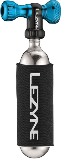 Lezyne CO2 pump Control Drive CO2 Head Neoprene Blue