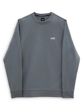 Vans Core Basic Crew Fleece - Steel Grey , Steel Grey, Size Xs, Men