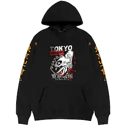 Inspired by Tokyo Ghoul Kaneki Ken Hoodie Cartoon Manga Anime Front Pocket Graphic Hoodie For Men's Women's Unisex Adults' Hot Stamping 100% Polyester Lightinthebox