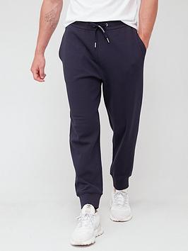 Armani Exchange Ax Milano Box Logo Joggers - Navy