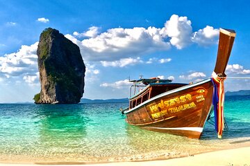 4 Islands Snorkeling Tour by Longtail Boat from Krabi with Walk on Tombolo
