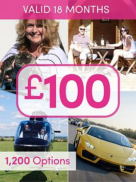 Activity Superstore £100 Gift Experience Day Voucher