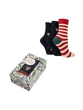 Caroline Gardner 3Pk Holly Box