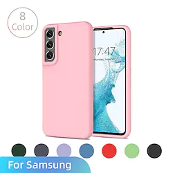 Liquid Silicone Shockproof Rubber Soft Case for Samsung Galaxy S22 Ultra Plus S21 S20 Plus Ultra A72 A52 A42 A32 Phone Case Lightinthebox