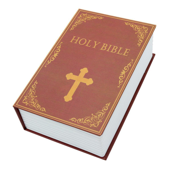 (Bible) Cash Money Storage Lock Book Safe Box Case