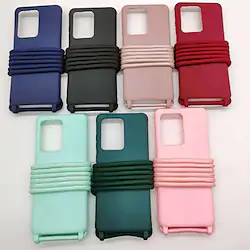 Phone Case For Samsung Galaxy Back Cover S22 S21 S20 Plus Ultra A71 A51 with Adjustable Neck Strap Shockproof Kickstand Armor TPU PC Lightinthebox