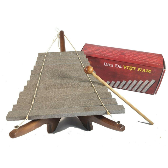 Fair Trade Vietnamese Stone Xylophone Dan Da Wooden Gift Boxed vienam wood stick