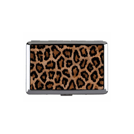 Cigarette Case Holder,Background Wild Leopard Hard Box And Holder(King Size)