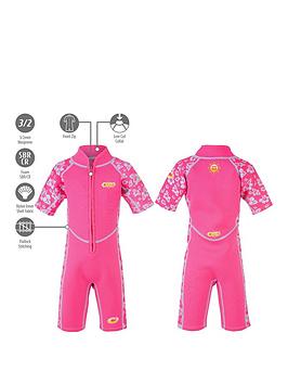 Osprey Infant Hibiscus 3/2Mm Shorty Wetsuit - Pink