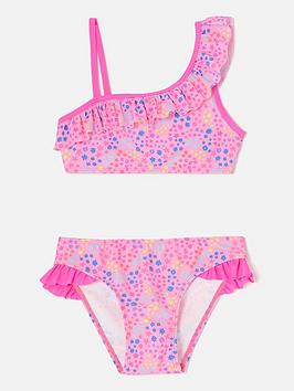 Accessorize Girls Ditsy Print Bikini - Multi