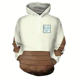 Inspired by Avatar: The Last Airbender Appa Cosplay Costume Hoodie Back To School 3D Hoodie For Men's Women's Adults' Terylene Lightinthebox
