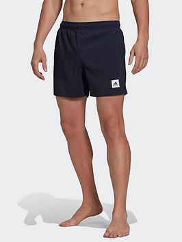 Adidas Sportswear Short Length Solid Swim Shorts - Navy