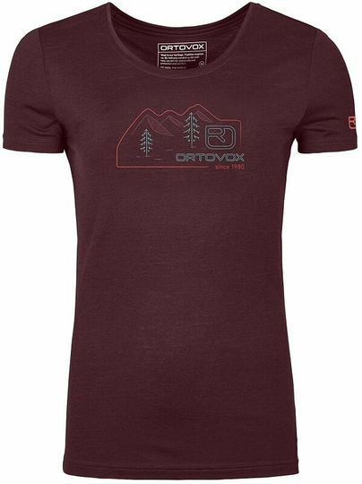 Ortovox 140 Cool Vintage Badge T-Shirt W Winetasting XS