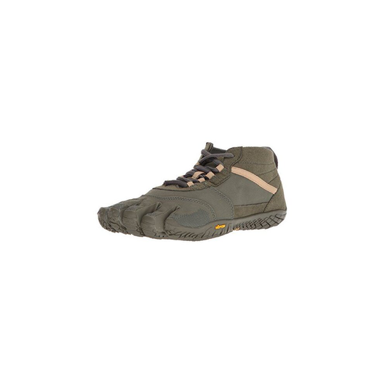 (42) Vibram V-Trek Mens Hiking Trail Five Fingers Mega Grip Shoes Trainers - Military Dark