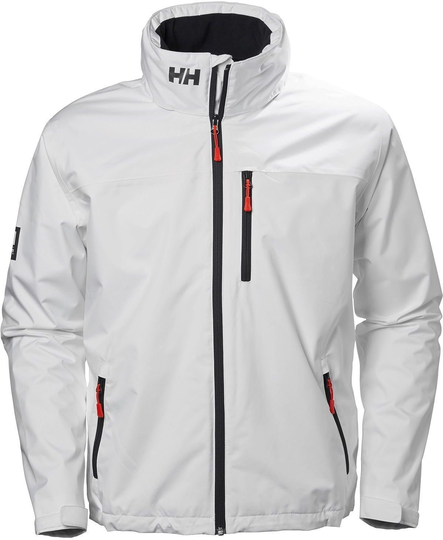Helly Hansen Men's Crew Hooded Midlayer Sailing Jacket Sailing Jacket White XL