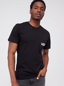 Vans Off The Wall Back Logo S/S T-Shirt - Black/White