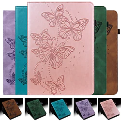 Tablet Case Cover For Lenovo Tab P11 / Plus Tab M10 HD M10 FHD Plus Tab M8 (FHD / HD) Card Holder with Stand Flip Butterfly TPU PU Leather Lightinthebox