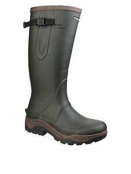 Cotswold Compass Wellie - Green, Green, Size 11, Men