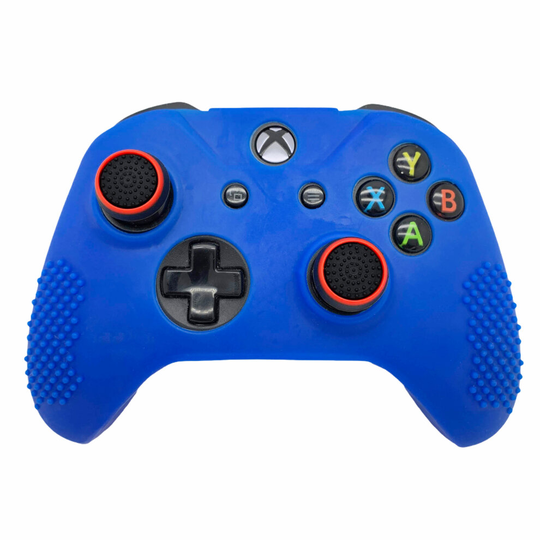 (Black Red) 2 x EGP™ Grips Thumb Stick Cover Caps For Xbox One / S / X / Elite Controller