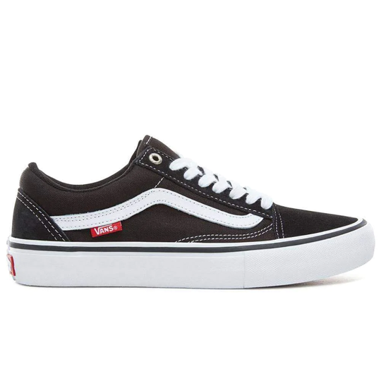 Vans Old Skool Pro Skate Shoes - Black White