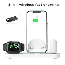 Wireless Charger 10 W Output Power Wireless Charging Stand CE Certified Fast Wireless Charging 3 in 1 Night Light For Apple Watch 1 PCS Lightinthebox