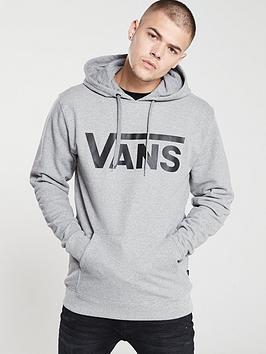 Vans Classic Pullover Hoodie - Grey/Black, Grey/Black, Size Xl, Men