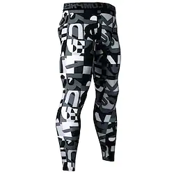 Men's Running Tights Leggings Compression Pants Compression Clothing Sports Outdoor Athletic Winter Breathable Quick Dry Moisture Wicking Running Jogging Training Sportswear Activewear Green Black Lightinthebox