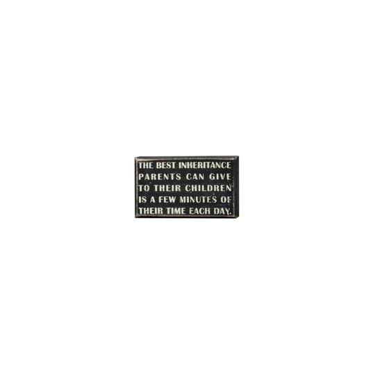 Primitives Box Sign - Best Inheritance