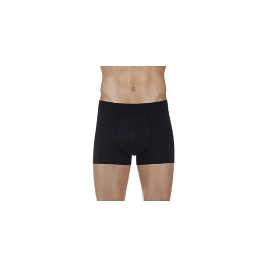 PROTECHDRY - Washable Urinary Incontinence Cotton Boxer Brief Underwear for Men, with Front Absorbent Area, Black X-Large, 39-41" Waist
