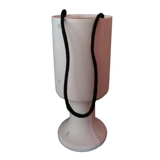 25 Round Charity Money Collection Boxes - White